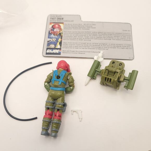 Vintage GI Joe Pack Fast Draw Downtown Scoop Zandar Grid Iron Big Bear 1984 - Picture 3 of 13